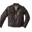 Geaca moto de piele SPIDI GARAGE BROUN thumb