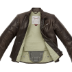 Geaca moto de piele SPIDI GARAGE BROUN thumb
