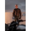 Geaca moto de piele SPIDI GARAGE BROUN thumb