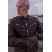 Geaca moto de piele SPIDI GARAGE BROUN thumb