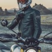 Geaca moto de piele SPIDI CLUBBER GREEN/ICE thumb