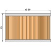 Filtru de ulei TwinAir HONDA TRX400, TRX500, TRX650, TRX680, MUV700, SXS700 thumb