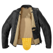 Geaca moto de piele SPIDI MACK BLACK thumb