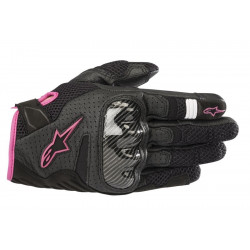Manusi pentru femei ALPINESTARS STELLA SMX-1 AIR V2 BLACK/PINK Manusi pentru femei ALPINESTARS STELLA SMX-1 AIR V2 BLACK/PINK