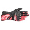 Manusi de piele pentru femei ALPINESTARS STELLA SP-8 V3 BLACK/WHITE/PINK thumb