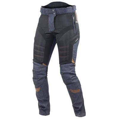 Pantaloni moto pentru femei TRILOBITE 1962 Airtech black/blue