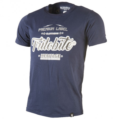 Tricou moto 1831 TRILOBITE BLUE