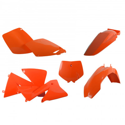 Kit plastic Enduro Polisport pentru KTM  EXC/ EXC-F/XC-W/ XCF-W-2001-02 Orange ktm