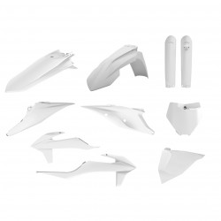 Kit plastic MX Replica POLISPORT pentru KTM SX/ SX-F/ XC/ XC-F - 2019-21 White BD