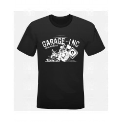 Tricou moto SECA GARAGE BLACK