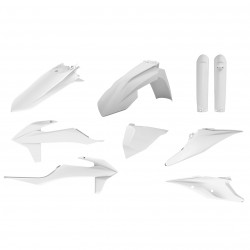 Kit plastic Enduro Polisport pentru KTM EXC/ EXC-F/XC-W/ XCF-W-2020-21 White Kit plastic Enduro Polisport pentru KTM EXC/ EXC-F/XC-W/ XCF-W-2020-21 White