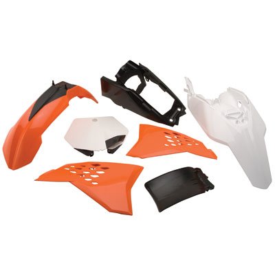 Kit plastic MX Replica POLISPORT pentru KTM 65 SX - 2009-11 OEM Color ORANGE