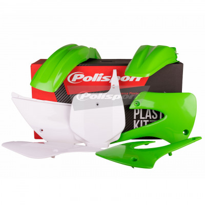 Kit plastic MX Polisport pentru Kawasaki KX85 - 2001-13 OEM Color 11-12