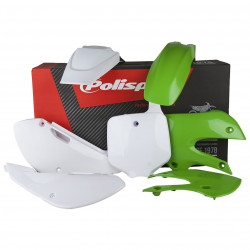 Kit plastic MX Polisport pentru Kawasaki KX65 - 2000-21 OEM Color 13-15