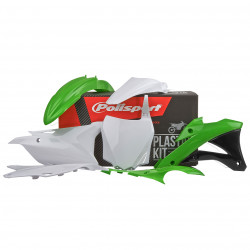 Kit plastic MX Polisport pentru Kawasaki KX85 - 2014-21 OEM Color 14-15 Kit plastic MX Polisport pentru Kawasaki KX85 - 2014-21 OEM Color 14-15