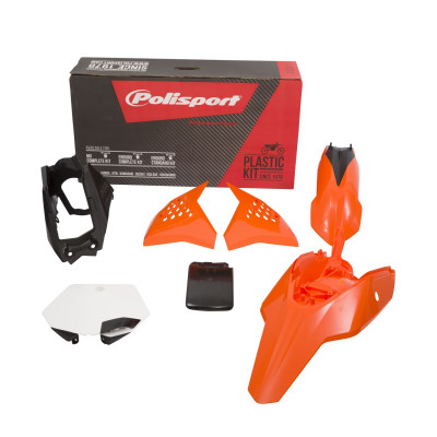 Kit plastic MX Replica POLISPORT pentru KTM 85 SX 2013-17 Orange