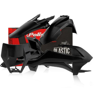 Kit plastic MX Replica Polisport pentru KTM SX SX-F-2007-10 / XC-2008-10 Black