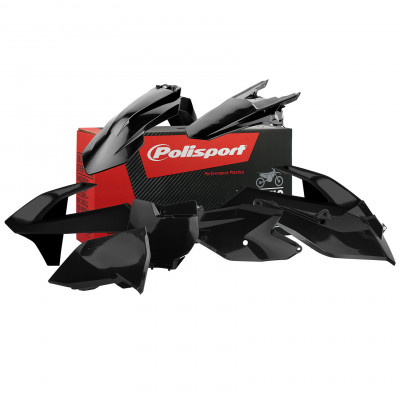 Kit plastic MX Replica Polisport pentru KTM SX/ SX-F/ XC-F Black
