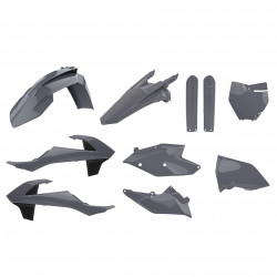 Kit plastic MX Replica Polisport pentru KTM SX/ SX-F/ XC-F Nardo Grey Kit plastic MX Replica Polisport pentru KTM SX/ SX-F/ XC-F Nardo Grey