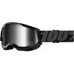 Ochelari motocross 100% STRATA2 BLACK-MIRROR SILVER Ochelari motocross 100% STRATA2 BLACK-MIRROR SILVER thumb