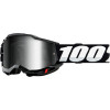 Ochelari motocross 100% ACCURI2 BLACK-MIRROR SILVER