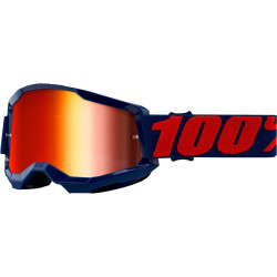 Ochelari motocross 100% STRATA2 MASEGO-MIRROR RED
