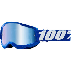 Ochelari motocross 100% STRATA2 BLUE-MIRROR BLUE