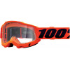 Ochelari motocross 100% ACCURI2 NEON ORANGE-CLEAR