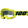 Ochelari motocross 100% ACCURI2 FLUO YELLOW-CLEAR