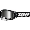 Ochelari motocross 100% RACECRAFT2  BLACK-MIRROR SILVER thumb