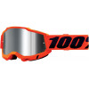 Ochelari motocross 100% ACCURI2 NEON ORANGE-MIRROR SILVER