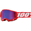 Ochelari motocross 100% ACCURI2 RED-MIRROR RED/BLUE