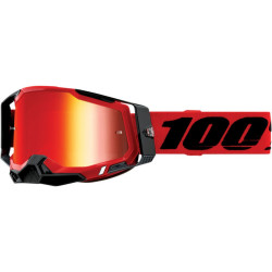 Ochelari motocross 100% RACECRAFT2 RED-MIRROR RED