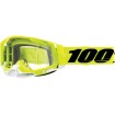 Ochelari motocross 100% RACECRAFT2  YELLOW-CLEAR thumb