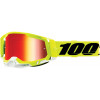 Ochelari motocross 100% RACECRAFT2 YELLOW-MIRROR RED