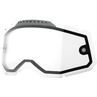 Placa pentru ochelari, dublu ventilata 100%-CLEAR