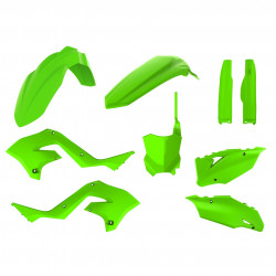 Kit plastic MX Polisport pentru Kawasaki KX250-2021 / KX450F-2019-2021 Lime Green