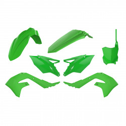Kit plastic MX Polisport pentru Kawasaki KX250-2021/ KX450F-2019-21Green Kit plastic MX Polisport pentru Kawasaki KX250-2021/ KX450F-2019-21Green