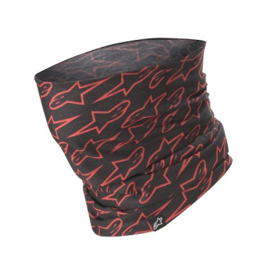 Esarfa ALPINESTARS ASTARS BLACK/FLUO RED