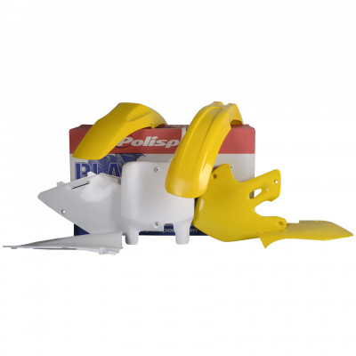 Kit plastic MX POLISPORT pentru Suzuki RM125 / RM250 -1999 - 2000 OEM Color