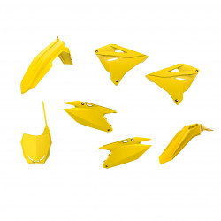 Kit plastic MX POLISPORT pentru Suzuki RM125 / RM250 -2001-08 Yellow (19)