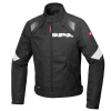 Geaca moto din textil SPIDI FLASH EVO H2OUT BLACK/WHITE