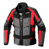 Geaca moto din textil SPIDI 4SEASON EVO BLACK/FLUO RED