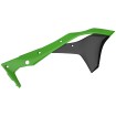 Capace plastice radiator Polisport Kawasaki KX250F - 2017-21 Green/Black thumb