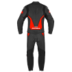 Combinezon moto de piele SPIDI LASER TOURING BLACK/RED 2PC thumb