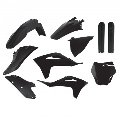 Kit plastic MX Polisport pentru Gas Gas MC/MCF 2021 Black