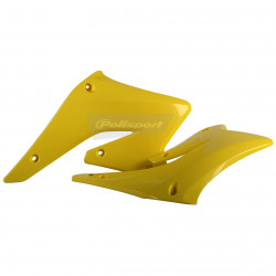 Capace laterale Polisport Suzuki RMZ250 - 2004-06 Yellow OEM Color