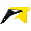 Capace laterale Polisport Suzuki RMZ450 (09/16) - 2008-17 Black/Yellow OEM Color