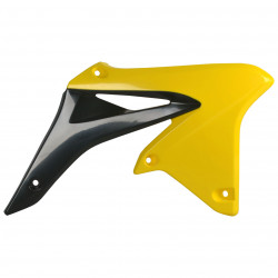 Capace laterale Polisport Suzuki RMZ250 - 2010-18 Black/Yellow OEM Color