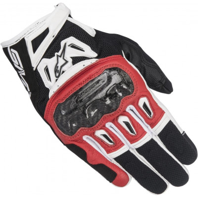 Manusi ALPINESTARS SMX-2 AIR CARBON V2 BLACK/WHITE/RED